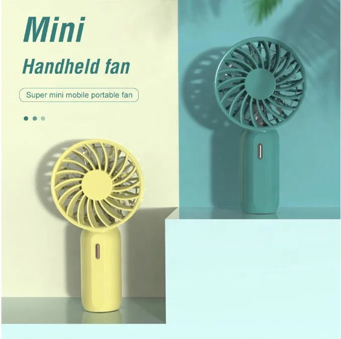 Mini Desk Portable Handheld USB Air Cooler Small Desktop Office Rechargeable Fan