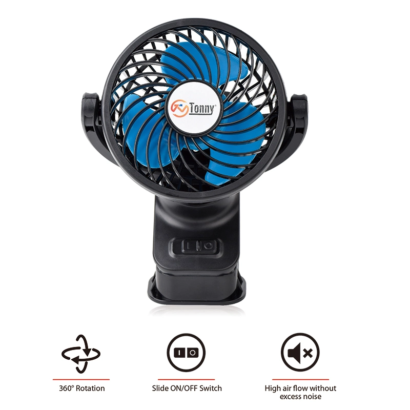 2021 USB Powered Clip on Fan, 4&quot; Portable Fan with Cord, Small Fan with Sturdy Clamp, Quiet Personal Desk Fan &amp; Clip Fan Price