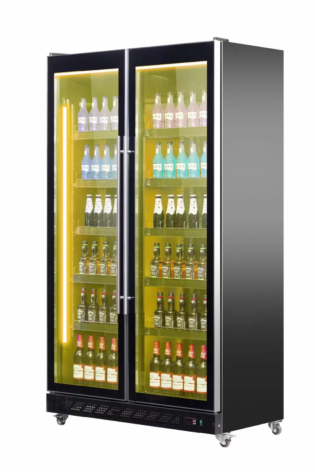 New Style Supermarket Commercial Drinks Refrigerator Display Cooler Wine Showcase