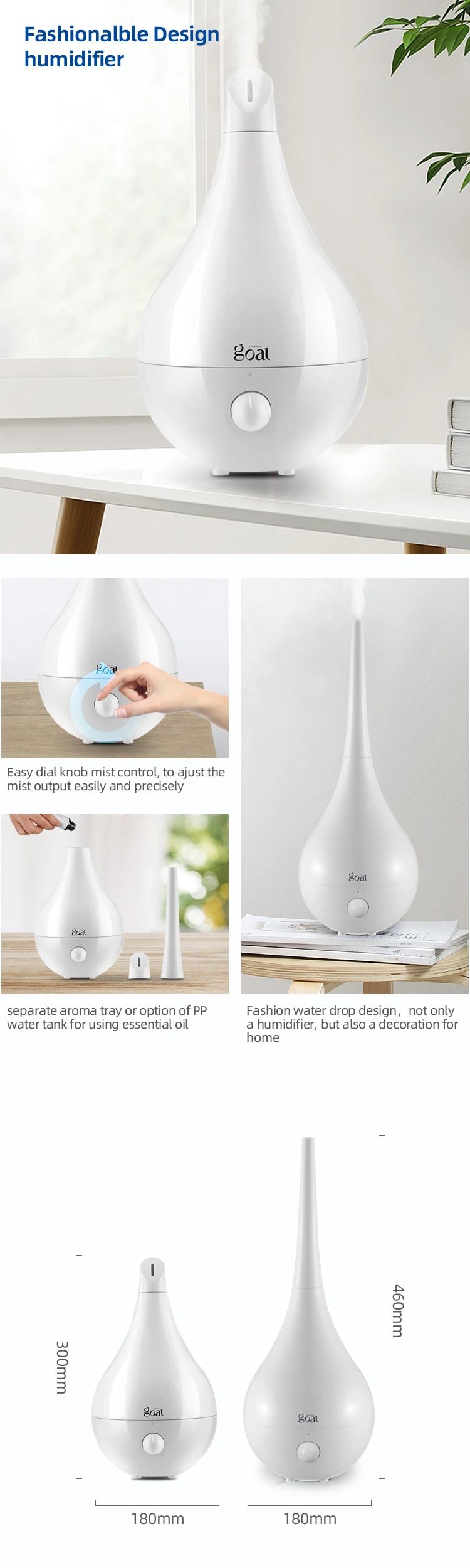 Go-2006 Fashion Wood Humidifier Fashion Wood Humidifier Aroma Room Diffuser