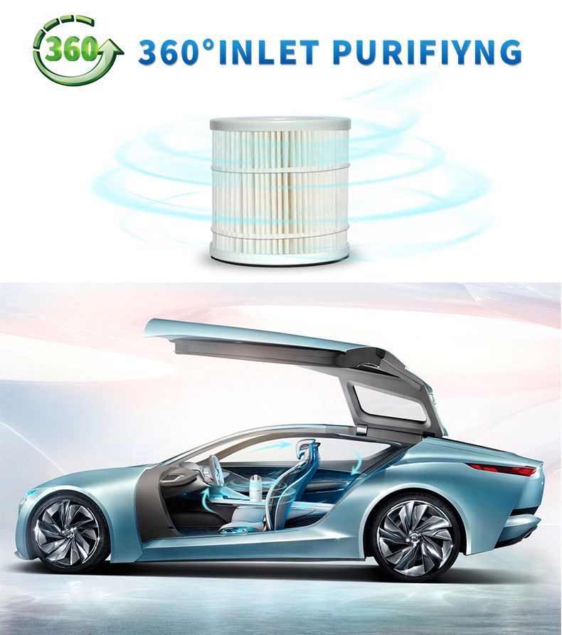 Travel Conditioned Air Ionizer Office USB Air Purifier for Car