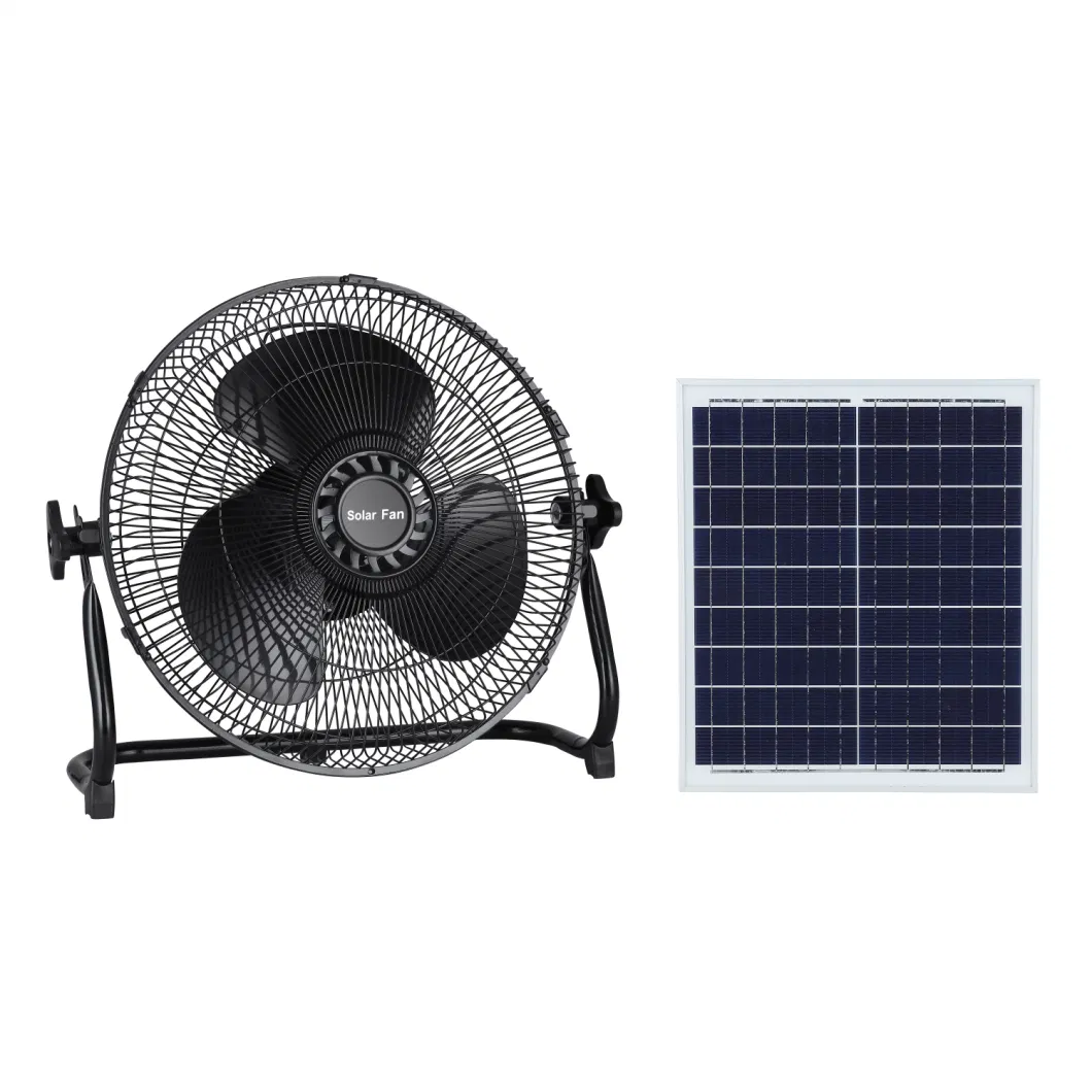 Yaye Solar Mini Fan Factory DC15 High Power Energy Power Rechargeable Desk/Stand/Floor Solar Panel Fans with Remote Controller/ Lithium Battery/1000PCS Stock