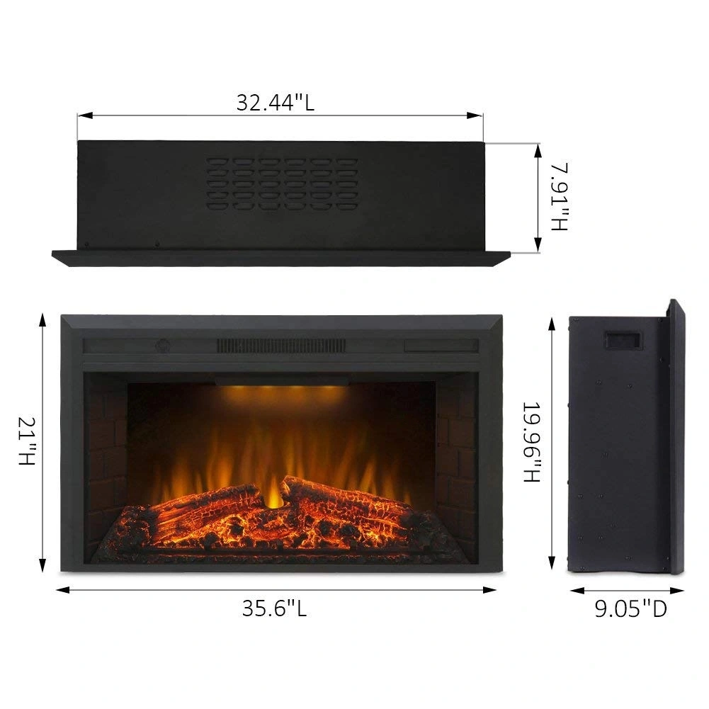 Electric Fireplace and Mantel with High Quality