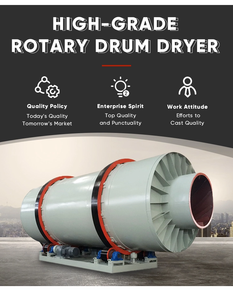 Three Cylinder Rotary Drum Dryer Fly Ash Drying Machine Industrial Dryer Machine Cement Slag Drying Plant