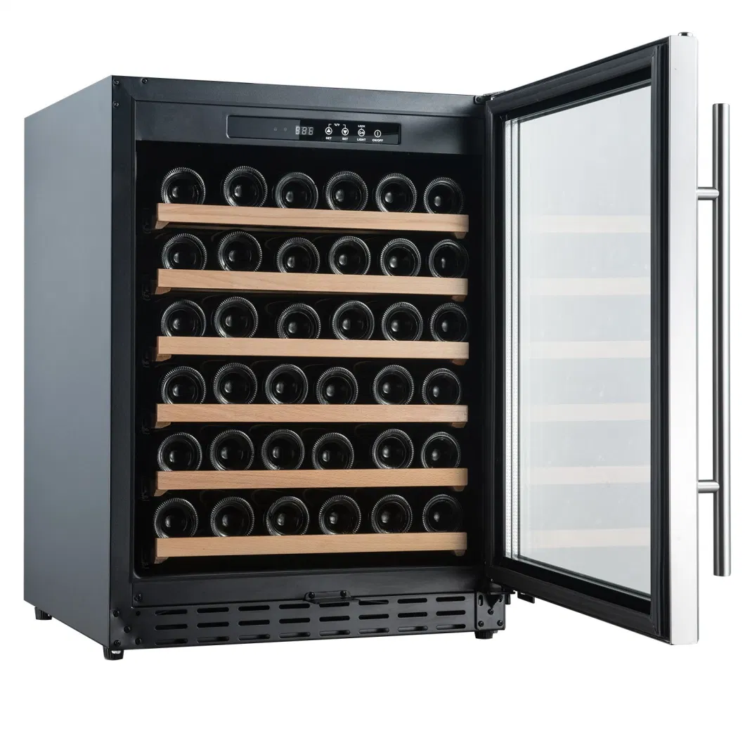 46 Bottles Single Zone CE ETL CB Certification Wine Cooler for Wine Storage
