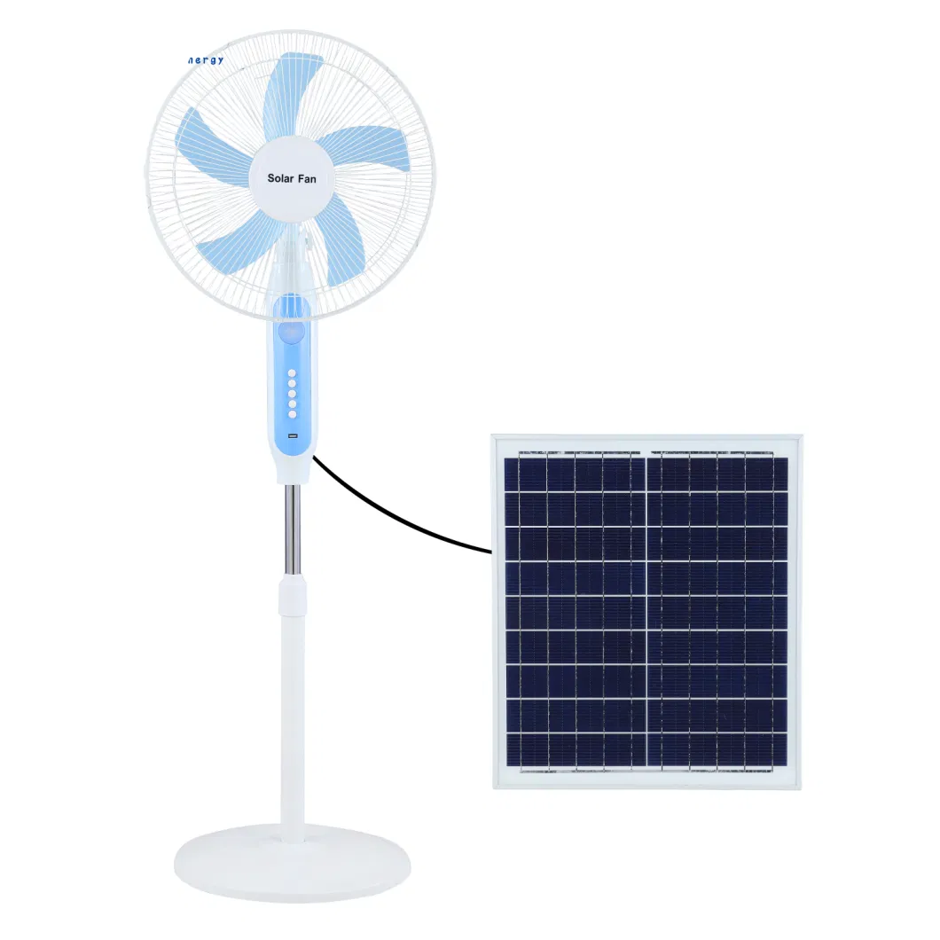 Yaye Solar Mini Fan Factory DC15 High Power Energy Power Rechargeable Desk/Stand/Floor Solar Panel Fans with Remote Controller/ Lithium Battery/1000PCS Stock