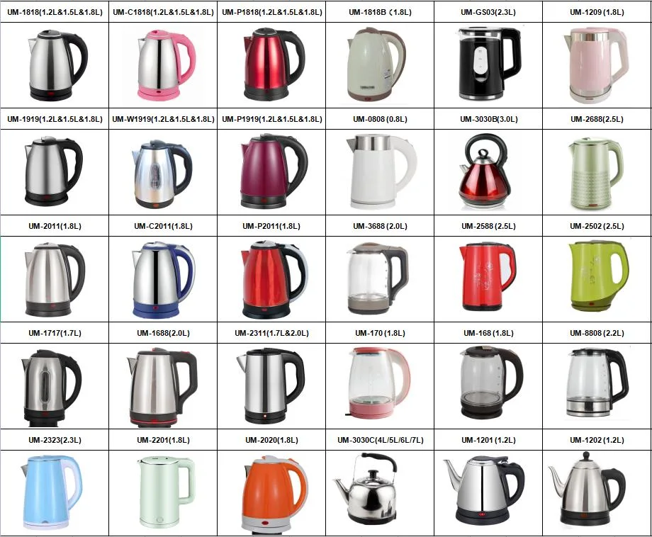 Home Appliance OEM Customize Stainless Steel Water Electric Kettle 1.8L