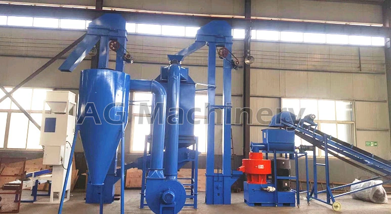 New Technology 1t Ring Die Biomass Pellet Mill, Wood Granulator, Sawdust Pelletizer, Wood Pelletizing Machine