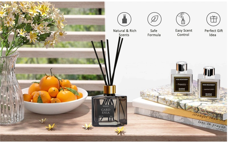 Reed Diffuser Room Fragrance Oil Air Freshener Reed Diffuser with Scent Sticks Aroma Reed Diffuser