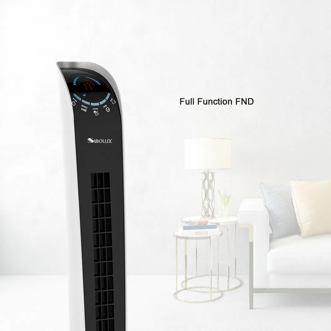 Air Cooler 46 Inch Tower &amp; Pedestal Fans Quiet Bladeless Ventilador Oscillating Tower Fan with Remote Control