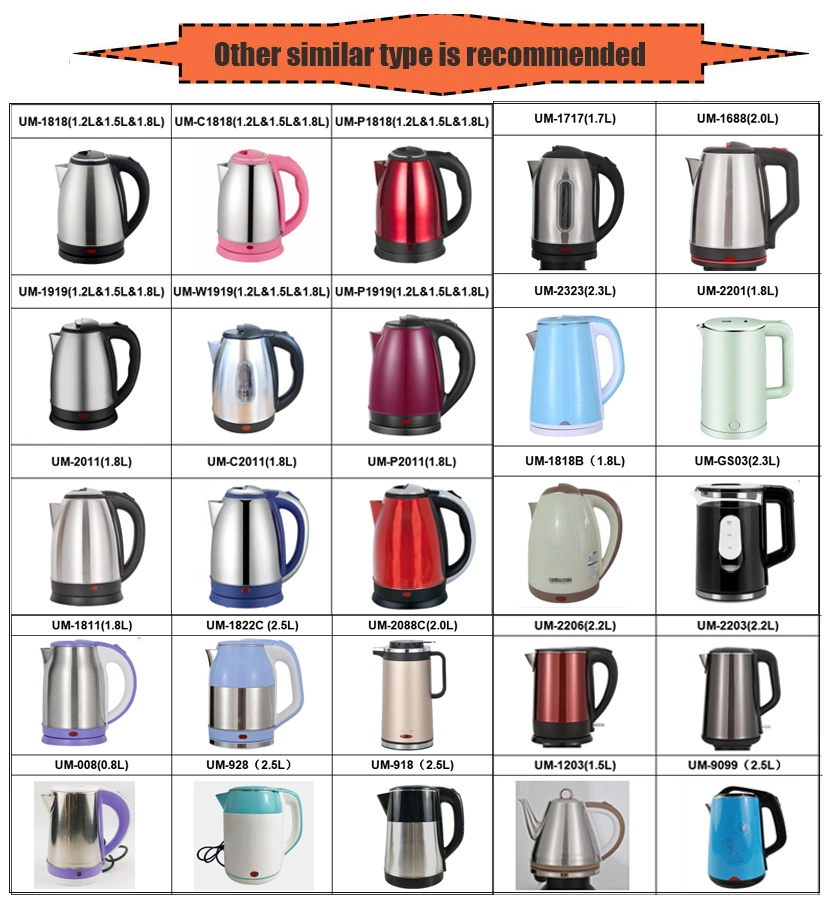 Ss Cordless Kettle Electric Colorful Boxili Electrical Appliances