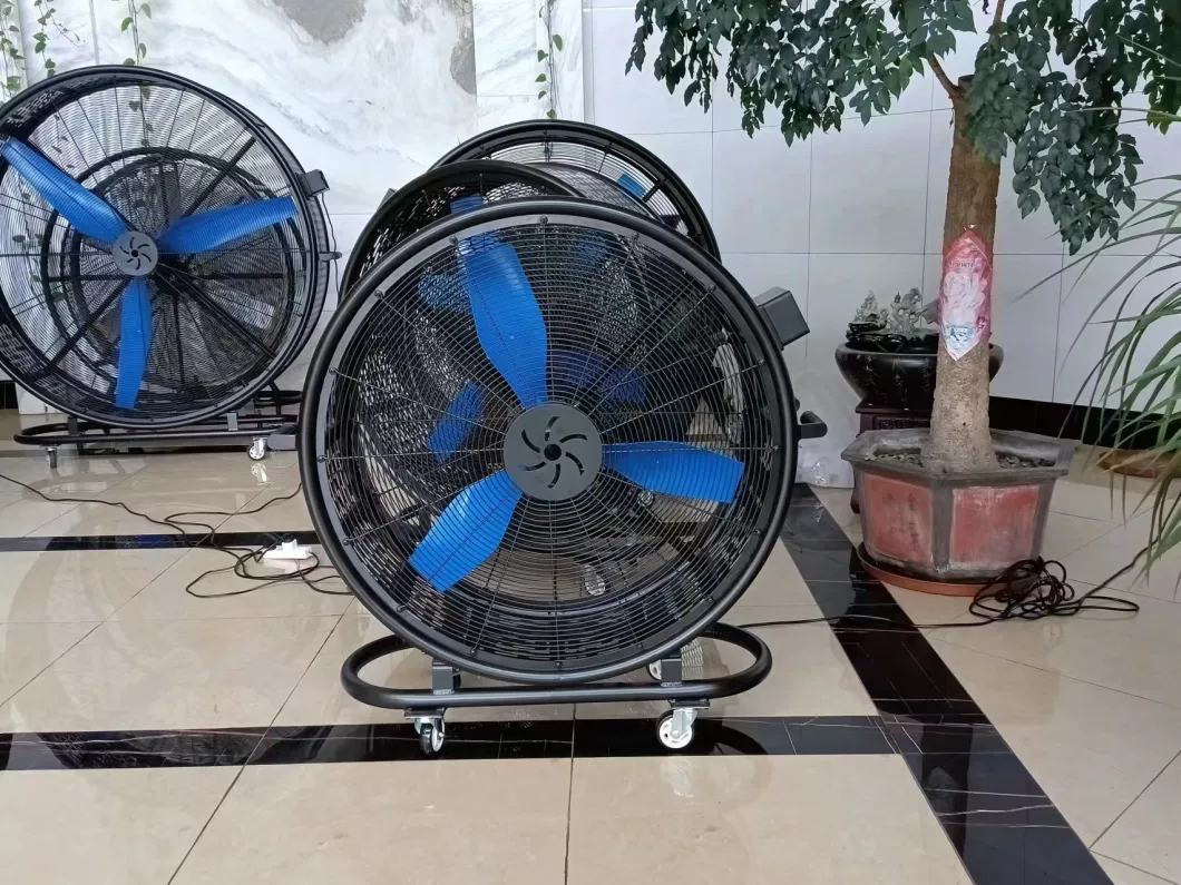 Factory Customized Outdoor Use Large Airflow Industrial Floor Drum Fan