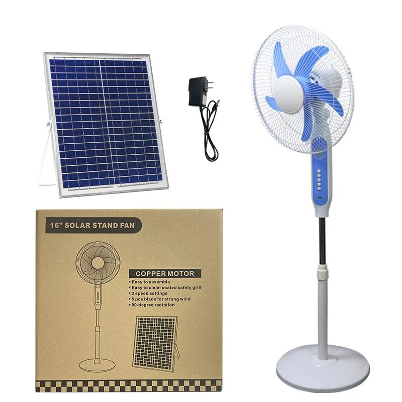 Yaye Solar Mini Fan Factory DC15 High Power Energy Power Rechargeable Desk/Stand/Floor Solar Panel Fans with Remote Controller/ Lithium Battery/1000PCS Stock