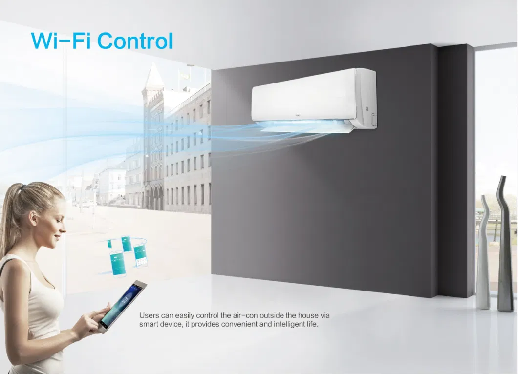 Energy Saving &amp; Lower Consumption Self-Cleaning Dehumidification Wall Mounted Mini Split Air Conditioner