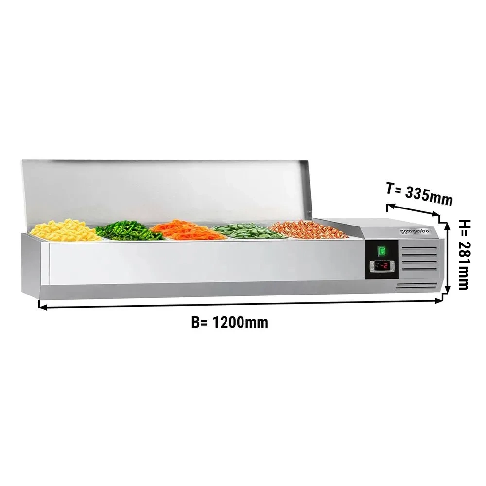Counter Top Display Freezer Salad Display Refrigerator Salad Bar Refrigerator