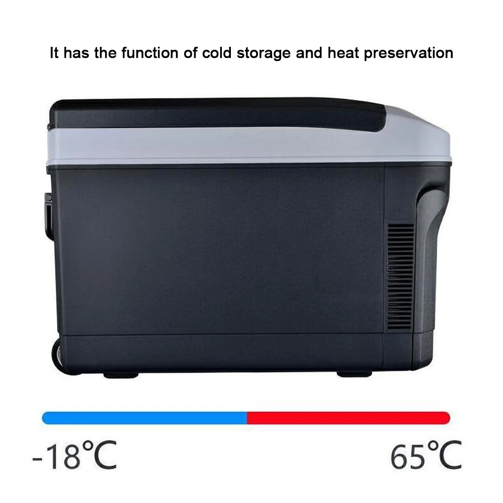 35L Car Refrigerator Car Fridge Auto Compressor Freezer 12V-24V for Van RV Vehicle Home Use Picnic Camping Portable Cooler