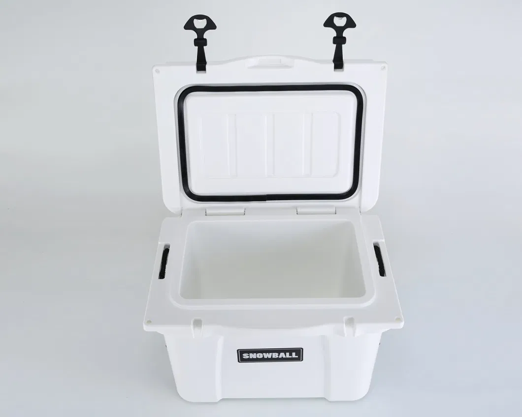 Snowball 35L Food Grade Beer Insulated Ice Box Rotomolded Car Cooler Box Brand Logo for Camping