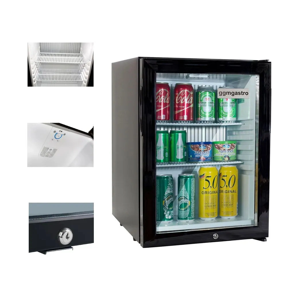 High Quality Upright Display Single Door Merchandiser Mini Fridge