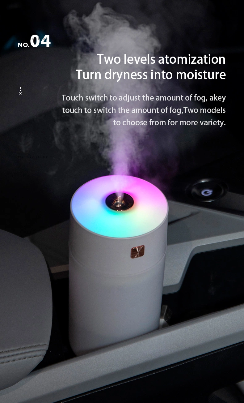 Portable Mini USB Humidifier Smart Ultrasonic Air Diffuser Car Humidifier for Home Bedroom Office