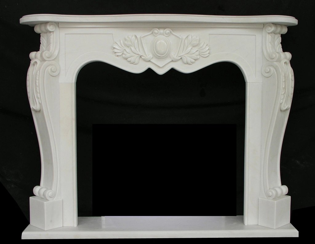 Custom Hand Carved Marble Fireplace Mantels