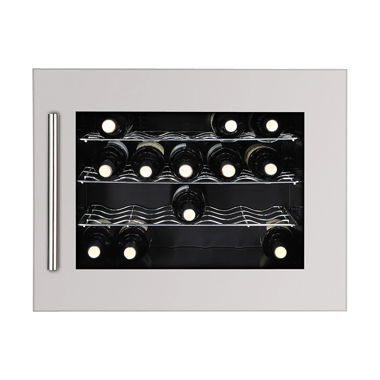 Wholesale Price 5 to 22 Degree Temperature Range Compressor Small 24bottle Wine Cooler Built in