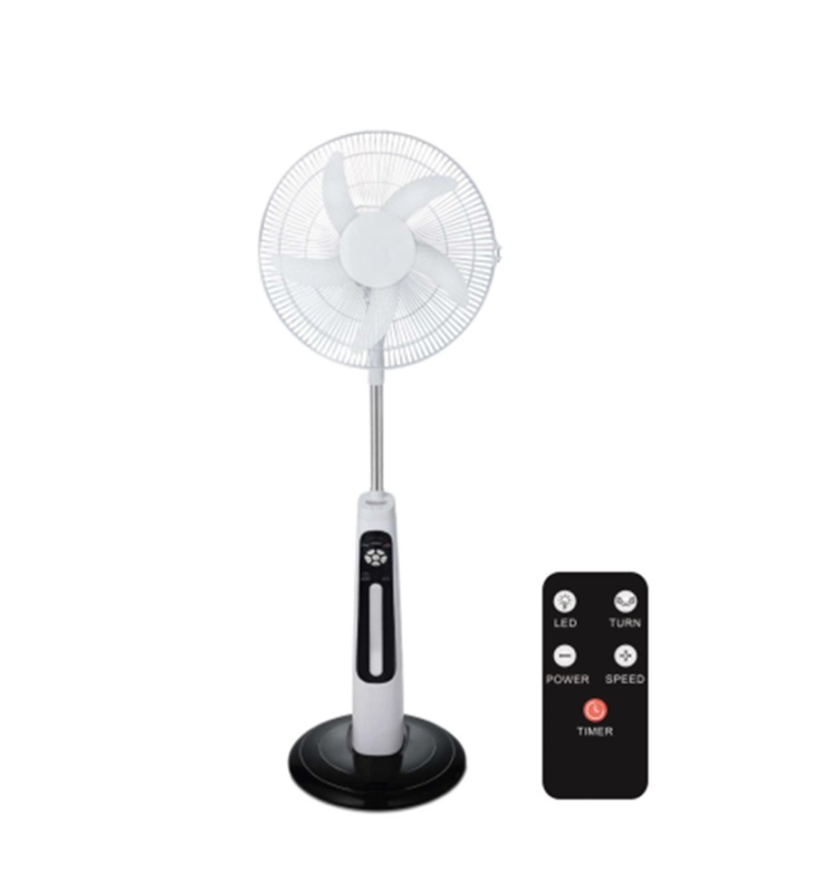 Rechargeable Battery AC DC Solar Panel Power Supply Stand Fan Desk Fans Custom Logo OEM Welcome