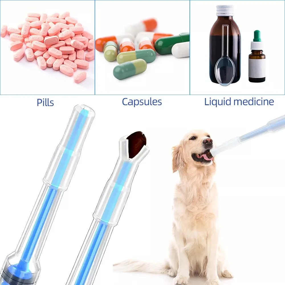 Smart New Pet Food Dispenser Medicine Syringe Pill Dispenser Pill Feeder