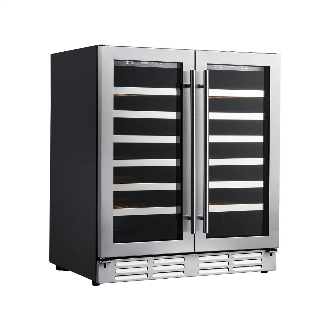 Side by Side Compressor Cooling Built-in or Freestanding Red Wine Cooler