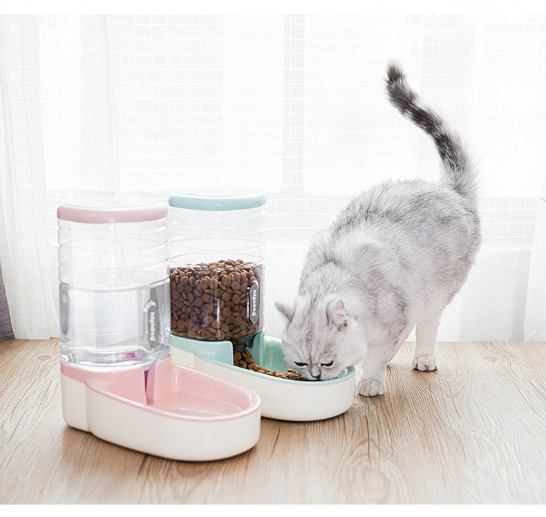 High Quality Automatic Dog Cat Pet Water Dispenser Food Storage Feeder