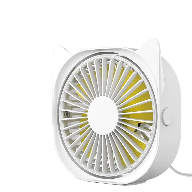 USB 360 Degree Free Rotation 3 Speed Portable Silent Mini Desk Fan