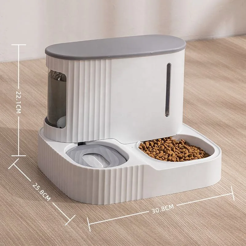 ABS Water Dispenser Dog Cat Feeder Food Bowl Automatic Smart Pet Feeder with Built-in Smart Sensor