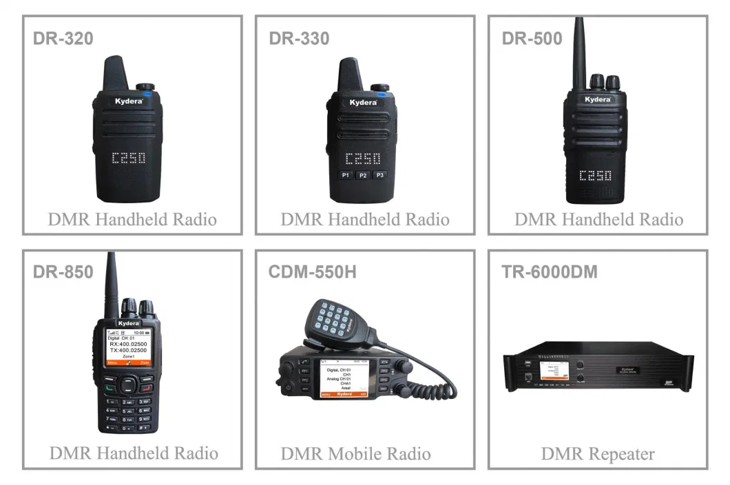 Kdwera CDR-300UV Dmr 20W Mini UHF VHF Mobiles Amateur Vehicle Radio