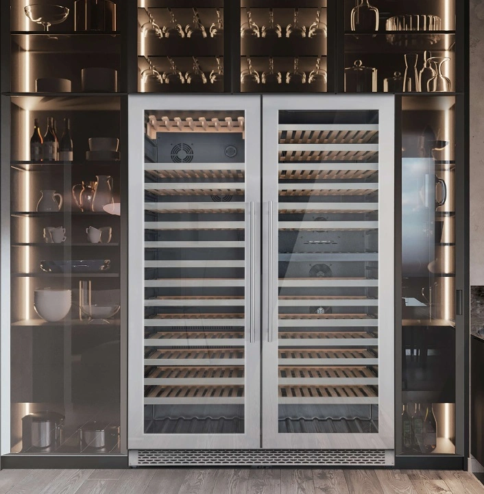 Built-in/Free Standing Installation Multi Zone Commercial All Weather Wine Cooler