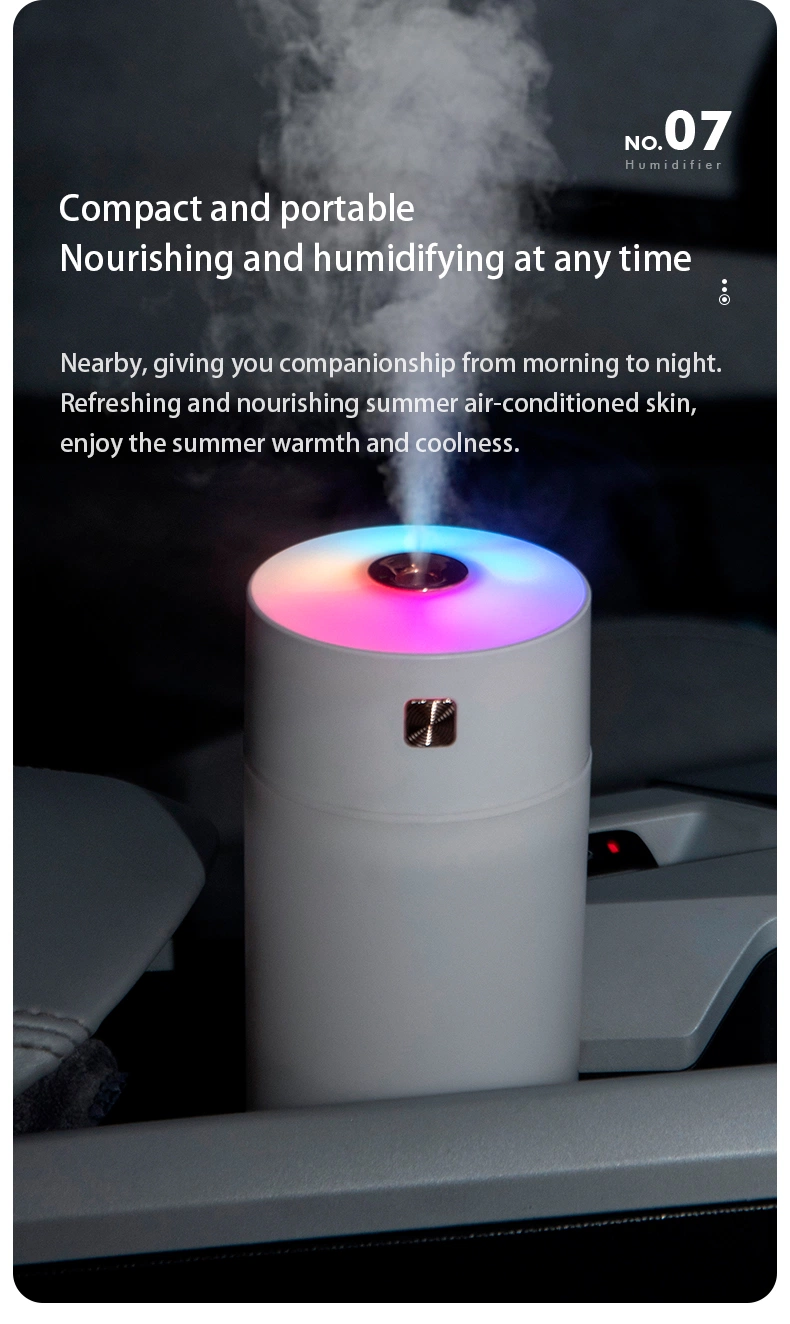 Portable Mini USB Humidifier Smart Ultrasonic Air Diffuser Car Humidifier for Home Bedroom Office