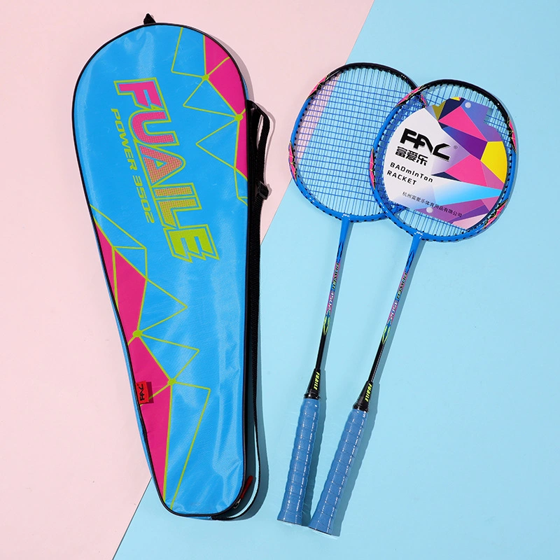 Fuaile Wholesale Badminton Rackets Iron Alloy Racquet OEM Amateur Player