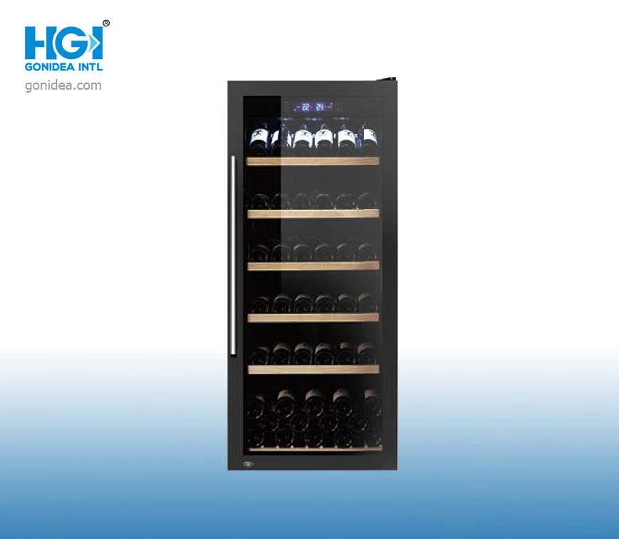 380L Load 146 Bottles Display Showcase Single Zone Wine Cooler Jc-380lafb-C1