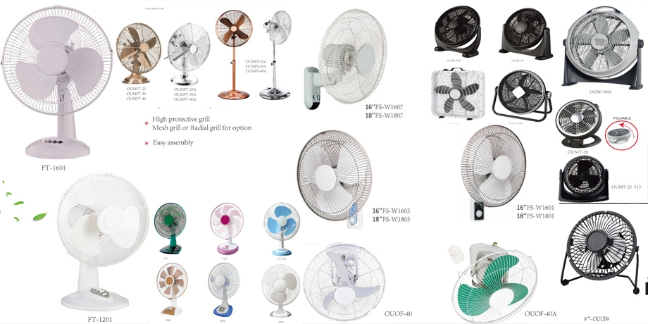 6 Inch Mini Portable Fan with for Table Desk BS Plug