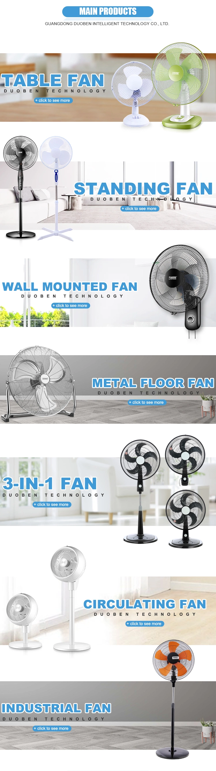 18 Inch Electric Electrical Stand Pedestal Industrial Fans Floor Standing High Speed Industrial Fan Manufacturer