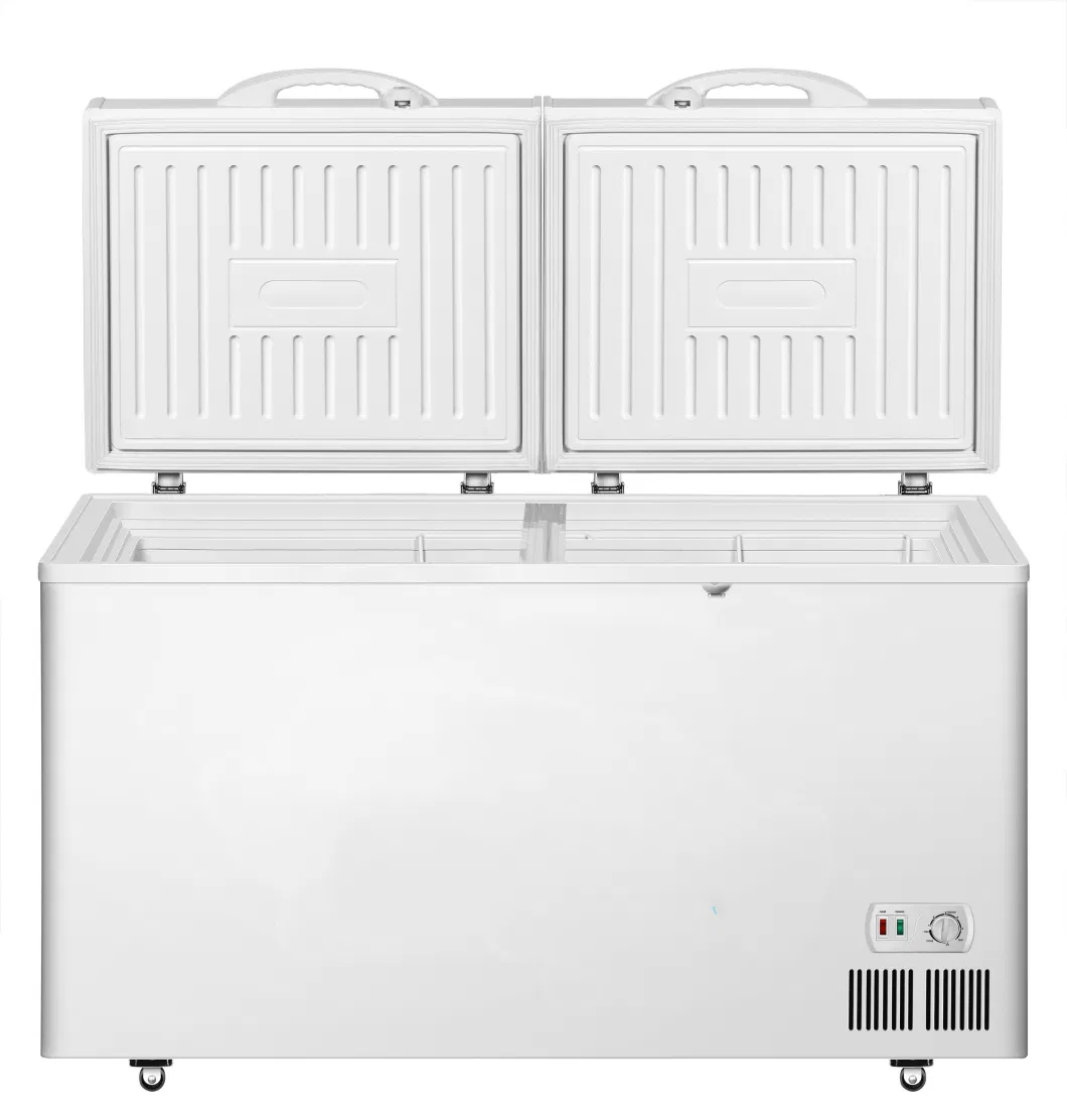 OEM SKD 64-300L12V/110V/220V Air-Cooled Controller Single Door Chest Freezer for Home