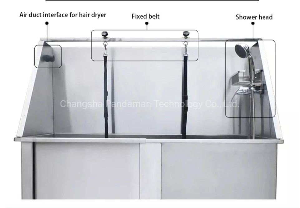 High Quality Stainless Steel Pet Dog Grooming Bathtub with Faucet/Dog Bathtub Grooming Tub