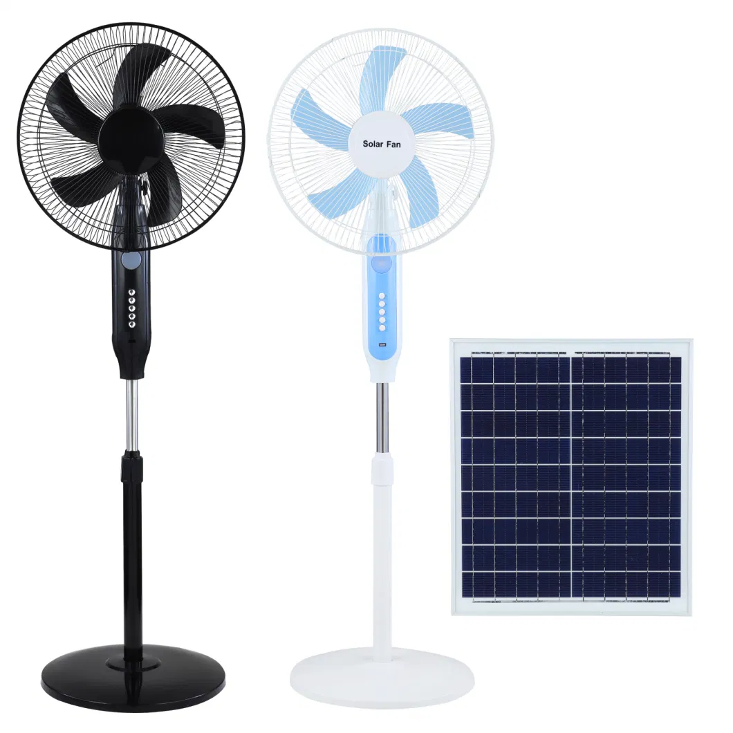 Yaye Solar Mini Fan Factory DC15 High Power Energy Power Rechargeable Desk/Stand/Floor Solar Panel Fans with Remote Controller/ Lithium Battery/1000PCS Stock