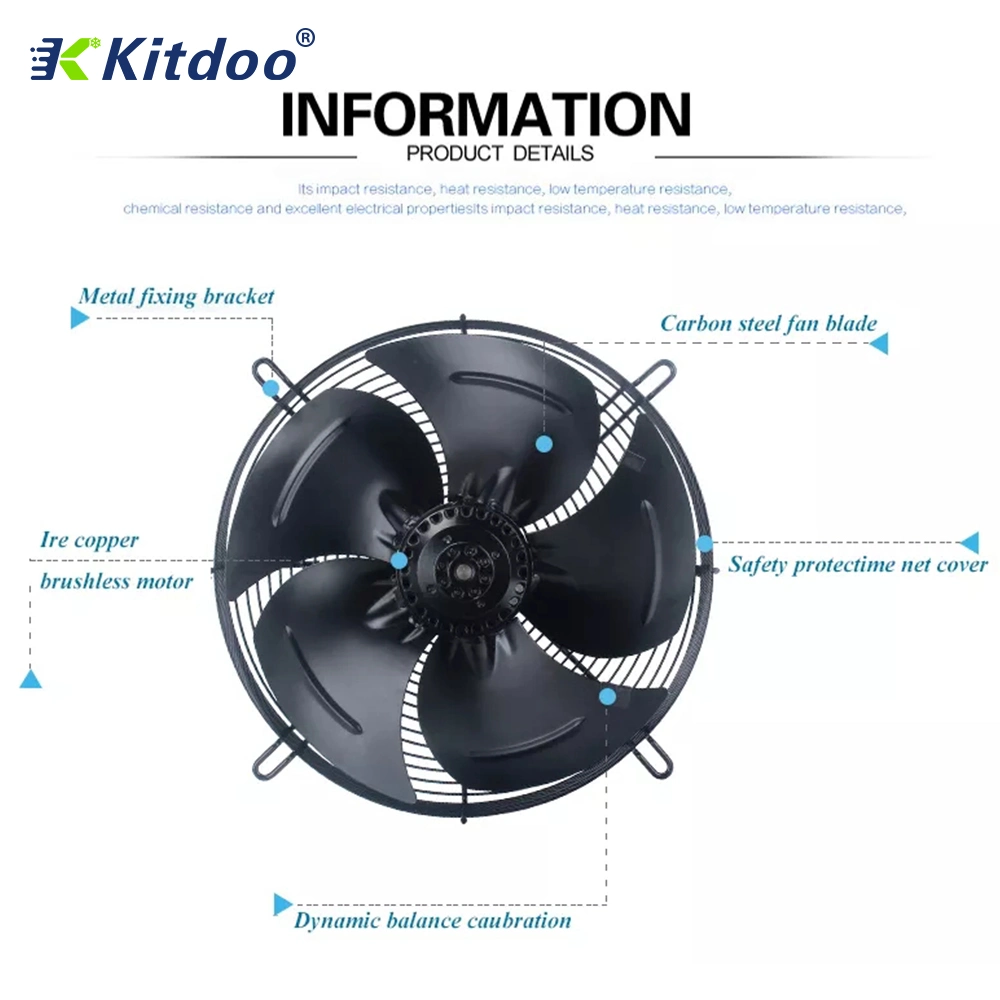 High Quality High Speed Cooling Axial Fan Motor Impeller Axial Flow Fans AC Exhaust Industrial Axial Fans