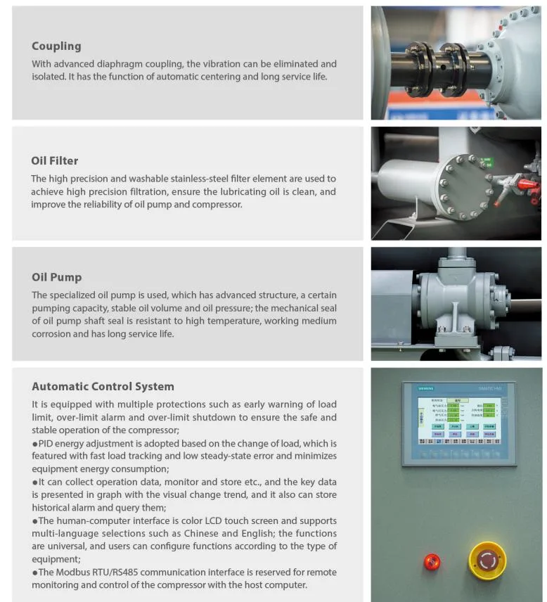 Highly Screw Compressor Refcomp Industrial Compressor Unit Refrigeration Compressor Package