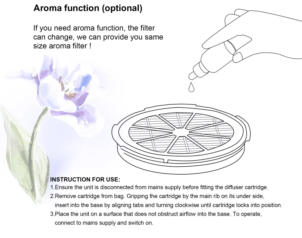 Smart Air Ionizer Aroma Diffuser Air Purifiers