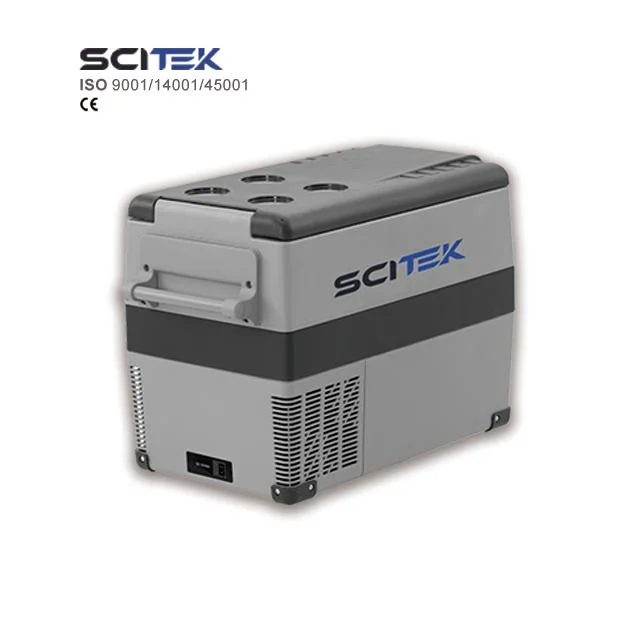 SCITEK 42L Portable Battery Car Refrigerator with 3 years warranty