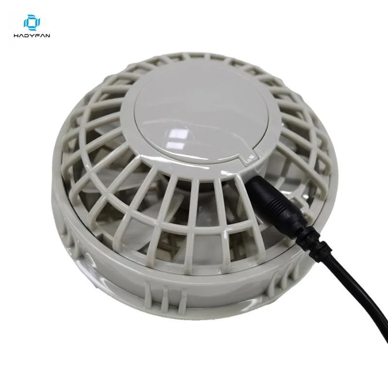 Air Conditioned Clothing Fans with Rechargeable Battery Portable Mini Cooling Clothing Grey Fan