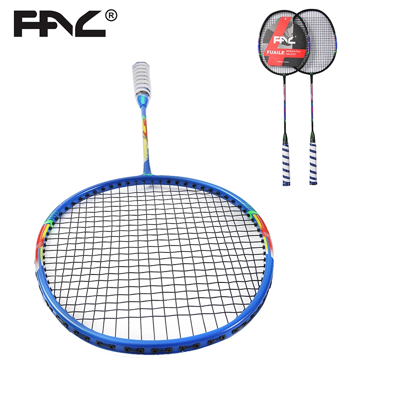 Fuaile Wholesale Badminton Racket High Quality Aluminum Carbon Fiber Shaft Racquet Amateur