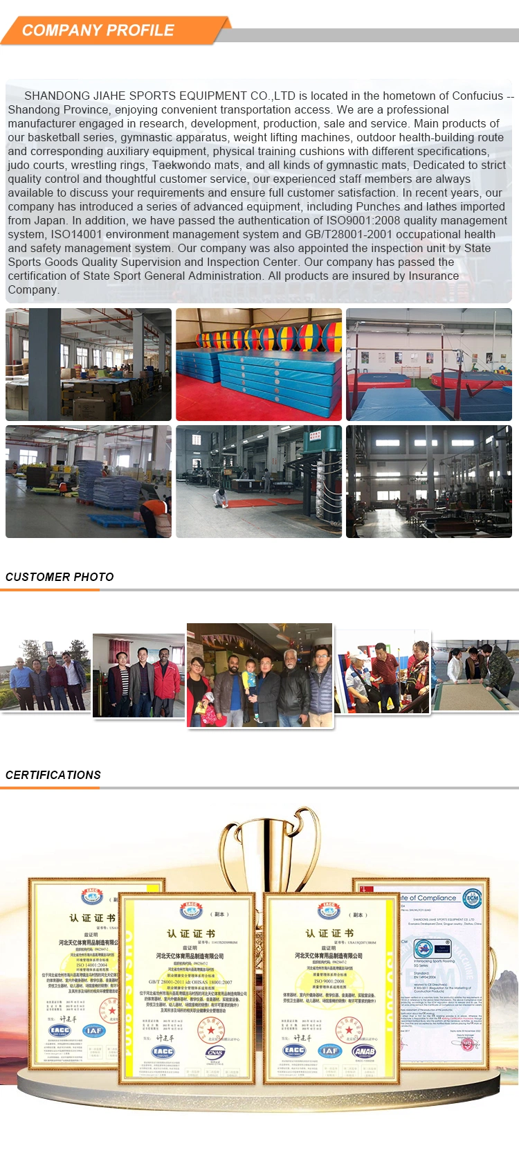 Springboard High Quality Factory Direct Gymnastics Equipment for Professional and Amateur Training