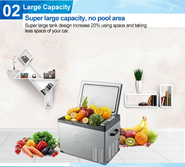 L25 12/24V DC Multi-Usage Portable Mini Refrigerator Car Fridge Freezer