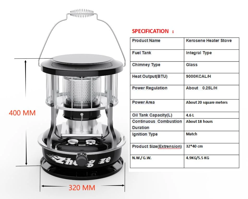 2023 Newest Design High Quality Indoor Kerosene Heater Electric Heater with CE